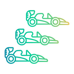 race Line Gradient Icon