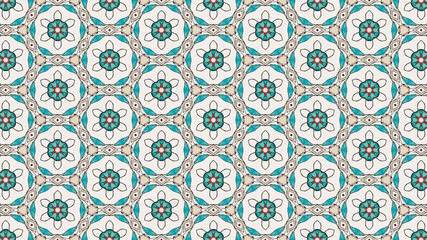  Seamless background for fashion, tapestries, prints design.