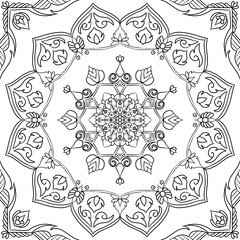 set of ornamental elements