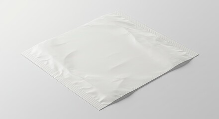 Obraz premium Blank White Foil Packaging Mockup
