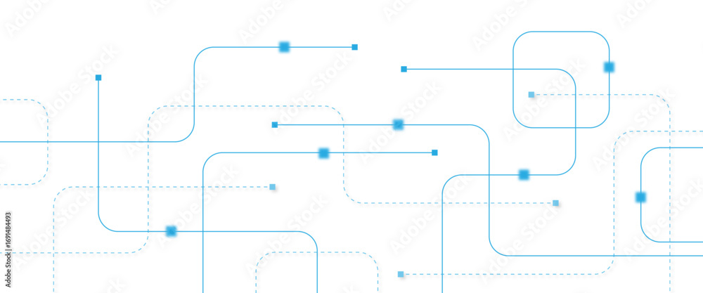 Poster abstract futuristic technology background. technology background with crossed lines and dots.
