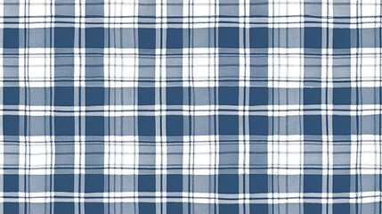 Blue and white checkered pattern, high resolution, no background, very suitable for fabric printing; ideal for use as fashion accessories such as scarves, handbags, jeans, and shirts.