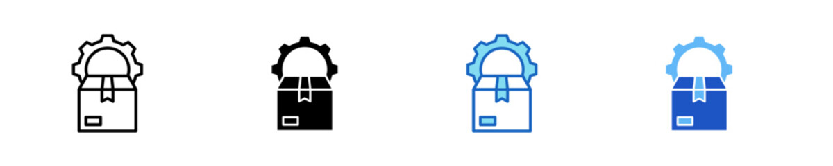 Product  Icon Set Multiple Style Collection