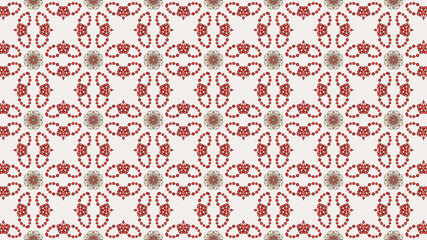 Floral repeated seamless pattern background. Great design for textile, stationery, and wallpaper.