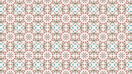 Floral repeated seamless pattern background. Great design for textile, stationery, and wallpaper.