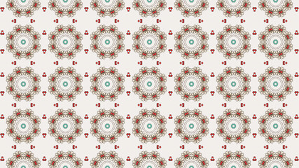 Floral repeated seamless pattern background. Great design for textile, stationery, and wallpaper.