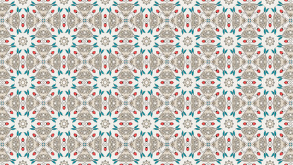 Floral repeated seamless pattern background. Great design for textile, stationery, and wallpaper.