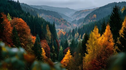 autumn in the mountains