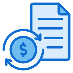 Fototapeta premium Cash Flow Icon