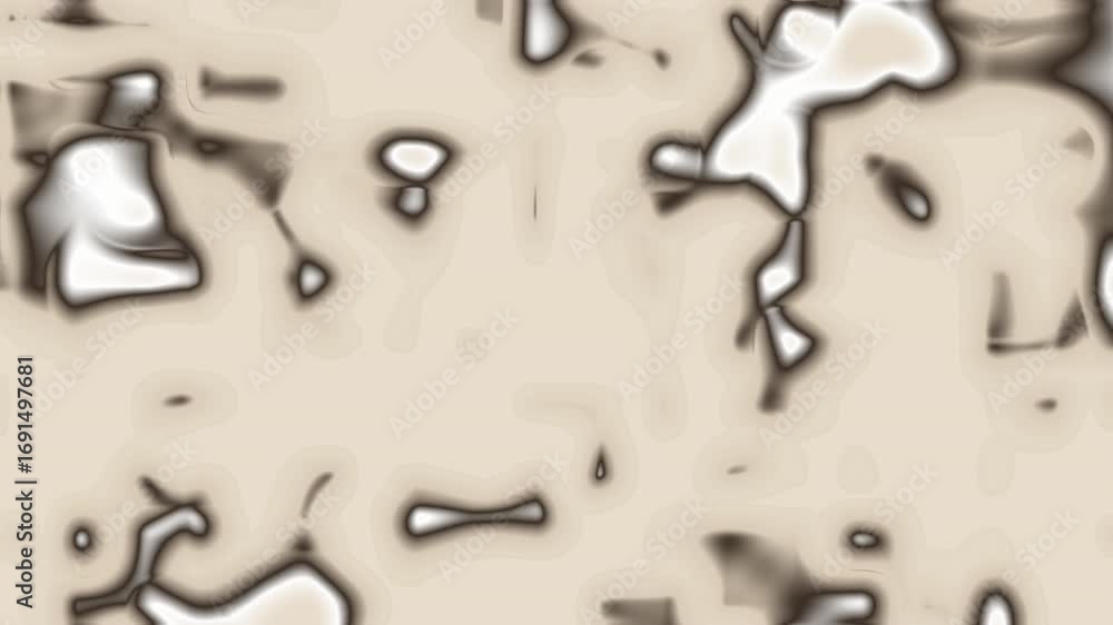 Poster beige animated background featuring a seamless loop of abstract organic shapes. the subtle gradient 