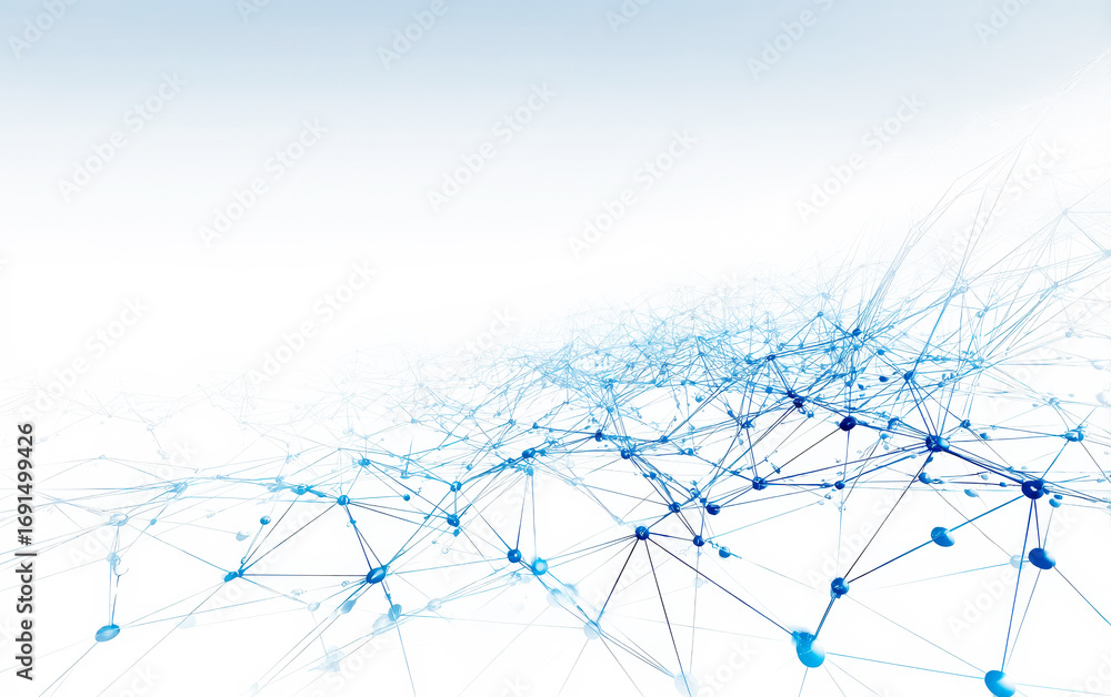 Poster abstract network connections representing digital connectivity