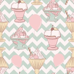 Sweet Dreams Chevron - Mint Green