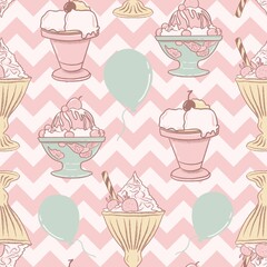Sweet Dreams Chevron - Blush Pink