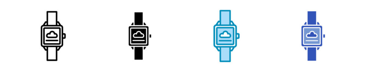 Smartwatch  Icon Set Multiple Style Collection