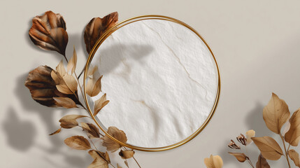 All Saints’ Day Greeting Card Design with Golden Frame 