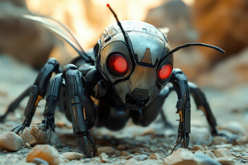 Toy spider close up.