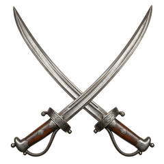 Two Crossed Swords Transparent Background