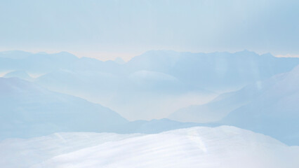 Fototapeta premium Pastel landscape hd wallpaper, dreamy nature design