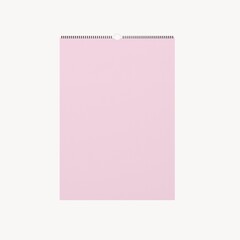 Wall calendar, pink 3D rendering design