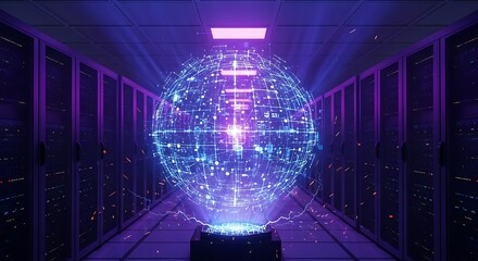 Data Sphere in Server Room.