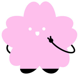 cherry blossom character