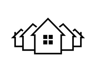 Real Estate House Growth Symbol