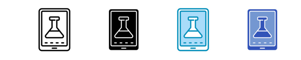 Chemistry  Icon Set Multiple Style Collection