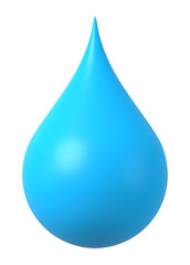 Waterdrop clipart png, 3d graphic, transparent background