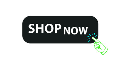 Online free trial and contact us buttons with glossy green web icons, vector illustrations, and technology symbols are available for download now