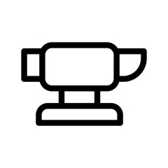 Anvil Icon Vector Symbol Design Illustration