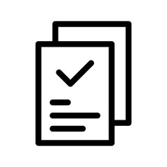 Document Icon Vector Symbol Design Illustration