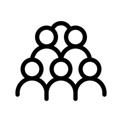 Organization Icon Vector Symbol Design Illustration