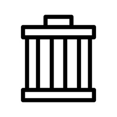 Oil Filter Icon Vector Symbol Design Illustration