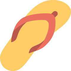 Yellow Summer Flip-Flop