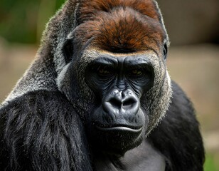 Obraz premium Close-up of a gorilla