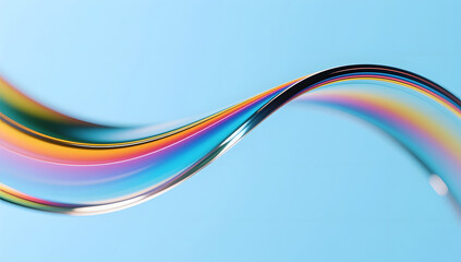 Dynamic fluid color gradient background, abstract KV main visual business PPT background