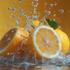 lemon and water