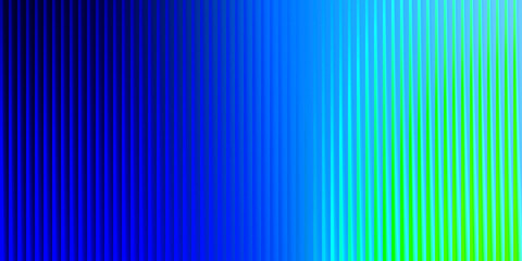Blue to Green Gradient Vertical Ribbed Background abstract