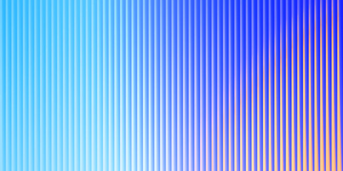 Blue and Orange Gradient Ribbed Background abstract