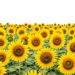 Obraz premium Vibrant Sunflower Field.