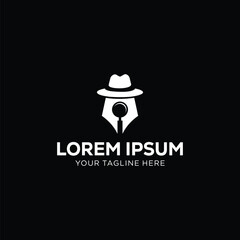 Detective Pen Logo Design