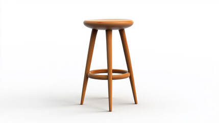 Modern wooden bar stool kawaii design