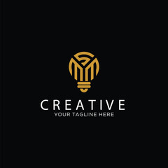 Creative Lightbulb Logo Design