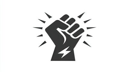 Obraz premium Raised Fist Power