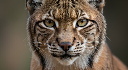 Fototapeta premium Closeup lynx face