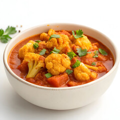 Delicious Indian curry made with cauliflower florets simmered in a spiced tomato gravy. Perfect with rice,