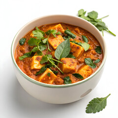 A nutritious and aromatic Indian curry made with paneer and fresh fenugreek leaves, cooked in a lightly