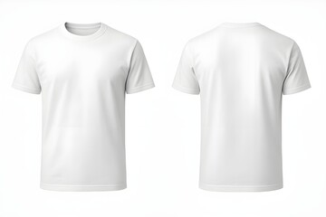 Fototapeta premium Clean Studio Presentation of Unisex Cotton T-Shirt