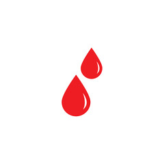 Blood drops icon simple vector lat simple illustration for web and app..eps