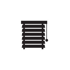 Blinds icon vector flat black simple illustration for web and app..eps